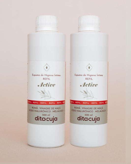 2x REFIL ACTIVE Espuma Natural de Higiene Íntima